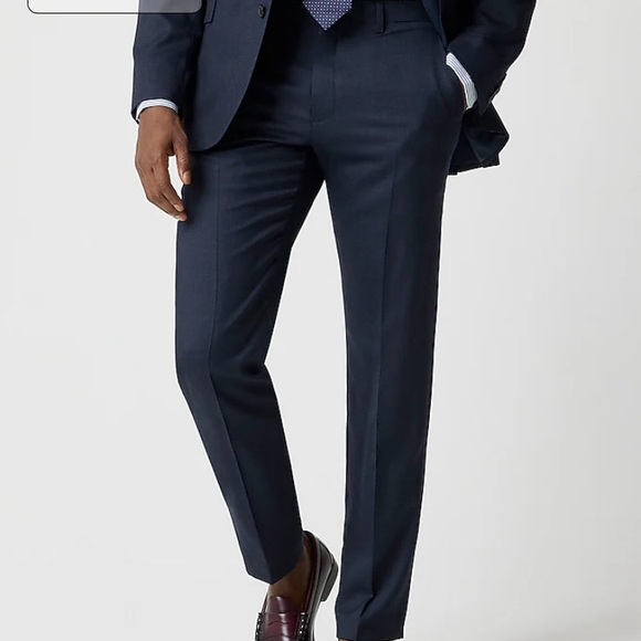 Crew Men's Thompson Slim Fit Worsted Wool Suit Pant 32x34